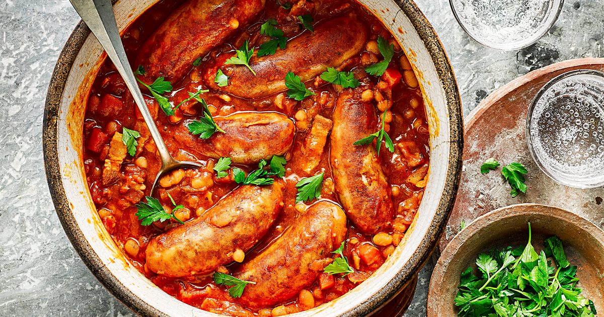 Boston Baked Beans and Sausages