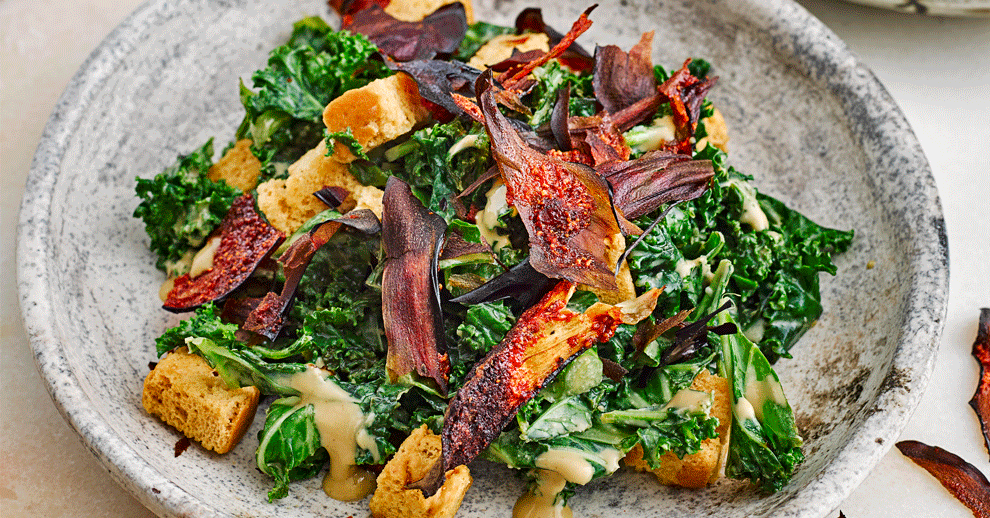 Green Beans with Sticky Soy Almonds