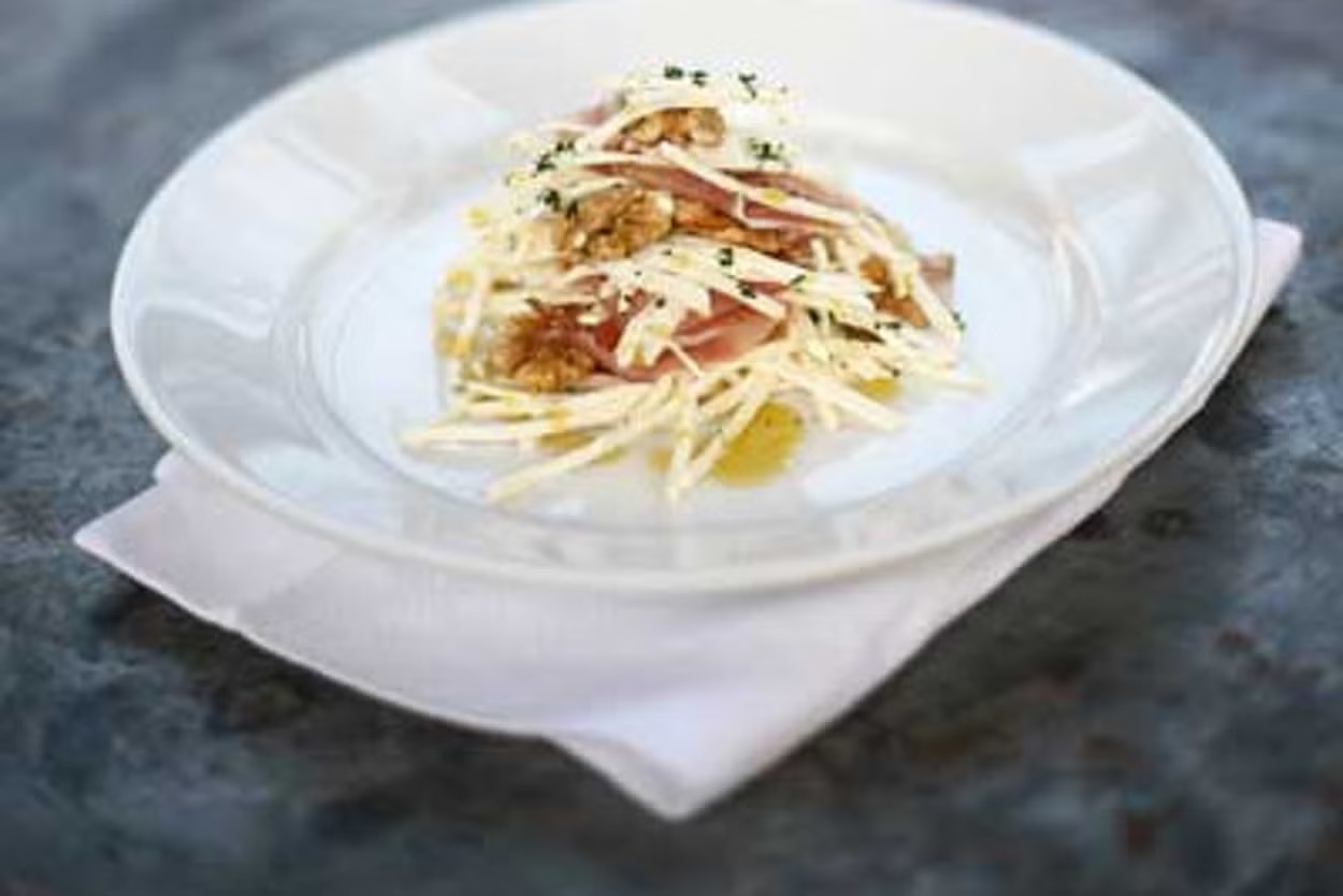 Parma ham with celeriac remoulade