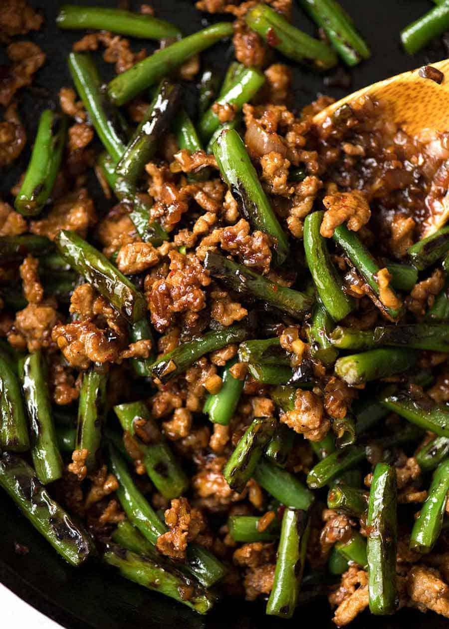 Sichuan Pork and Green Beans