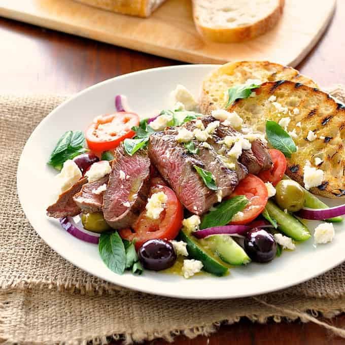 Warm Lamb Salad